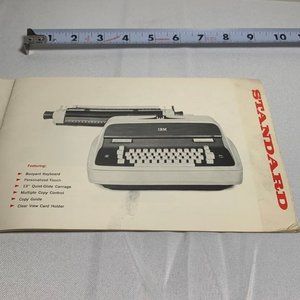 Rare 1959 IBM Executive Electric Typewriter Original Complete Instruction Manual